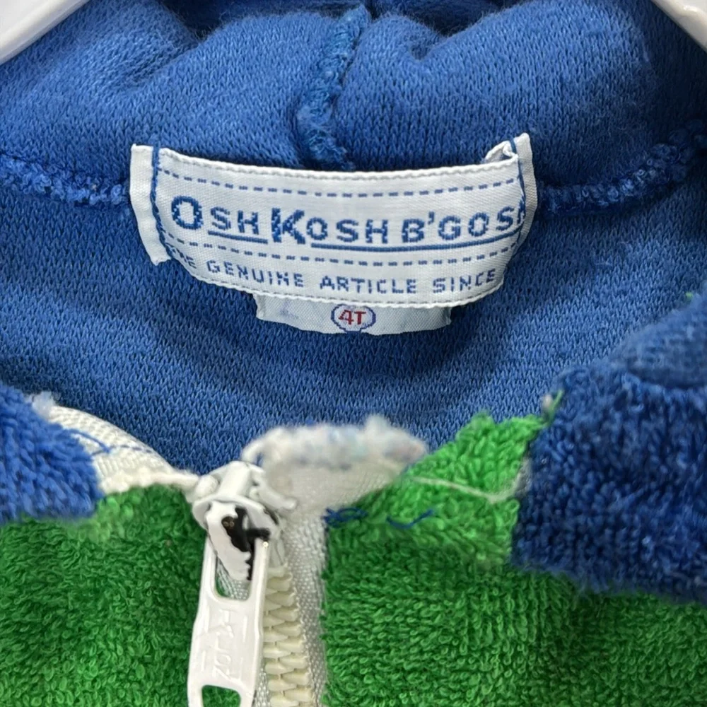 Vintage Oshkosh Terry‎ jacket hooded